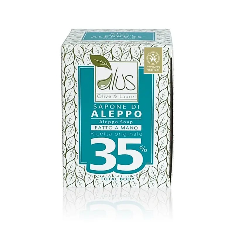 Sapone di Aleppo 35% olio di alloro per pelle sensibile