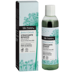 Struccante bifasico biologico delicato Bio Happy per trucco waterproof