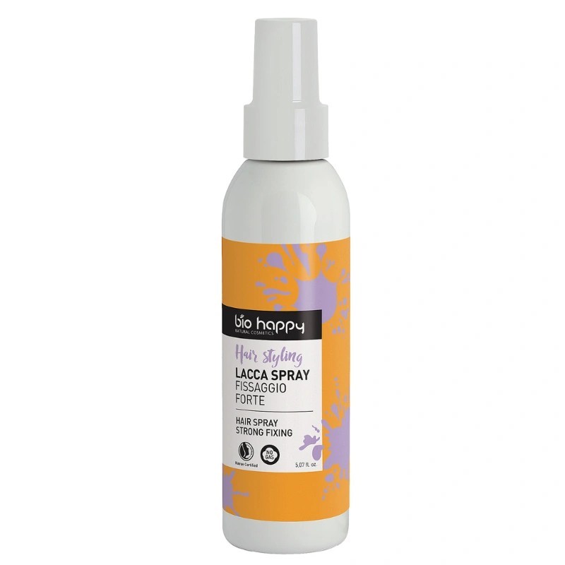 Lacca naturale biologica per capelli con fissaggio duraturo e lucentezza