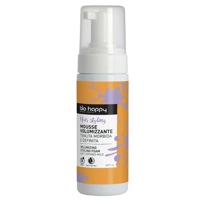 Mousse capelli naturale e biologica volumizzante.