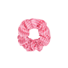 Pink Stripes Scrunchie in raso, accessorio capelli trendy
