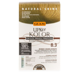 Tintura Capelli Biondo Chiaro Dorato 8.3 Upker Kolor Guam Senza Ammoniaca