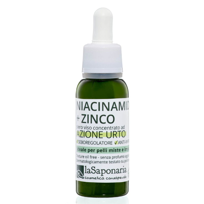 Siero bio per il viso ad azione seboequilibrante e anti-imperfezioni. La Saponaria.