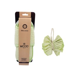 Set Bagno Bambù Naturale Mood – Spugna + Pantofole