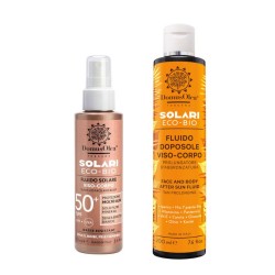 Kit solare SPF 50+ viso corpo e doposole Domus Olea Toscana protezione solare pelle sensibile