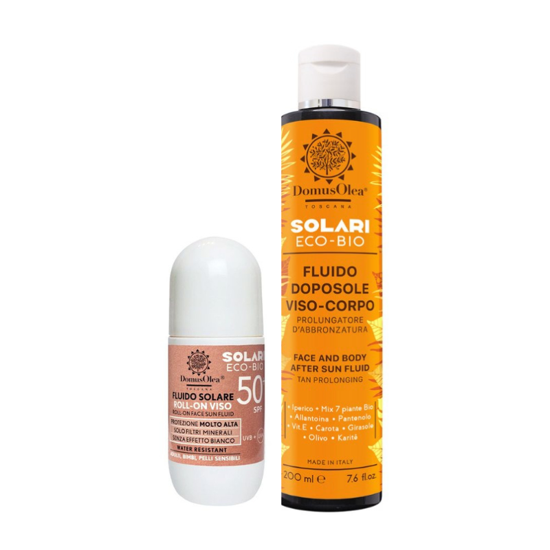 Kit Solare Viso SPF 50 Doposole Domus Olea Toscana