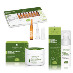 Set viso antirughe Helan con burro detergente peeling e fiale