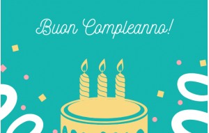 
			                        			BUON COMPLEANNO!